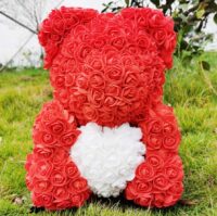 rose-bear-red